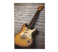 Wooden Puzzle Note Guitar Jigsaw Puzzle 1000 Pieces Personalized Picture Puzzle Family Decoration Puzzle for Adult Family Wedding Graduation Gift