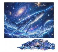 Wooden Puzzle, Picture Jigsaw, Cosmic Whale Starry Space, 1000 Pieces | Image-area sorting - a simple way to organise the image on quiet evenings.