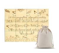 Wooden Puzzle Pregnancy Announcement - Original Pregnancy Proclamation & Baby Announcement Gift "Du wirst Papa" & "Ihr werdet Oma und Opa" for Family & Friends