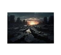 Wooden puzzle with 1000 pieces WZYWHJ Dark skies Prints challenging for home leisure and entertainment suitable for adults and children