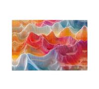 Wooden puzzle with 1000 pieces WZYWHJ Flowing ripples Pattern challenging for home leisure and entertainment suitable for adults and children