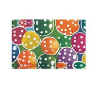 Wooden puzzle with 1000 pieces WZYWHJ Pickleball Balls Colors Pattern Pattern challenging for home leisure and entertainment suitable for adults and children