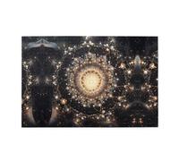 Wooden puzzle with 1000 pieces WZYWHJ Quantum Mandala Pattern challenging for home leisure and entertainment suitable for adults and children