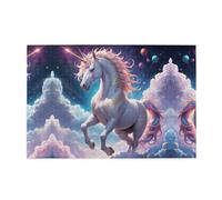 Wooden puzzle with 1000 pieces WZYWHJ Quantum Unicorn Pattern challenging for home leisure and entertainment suitable for adults and children