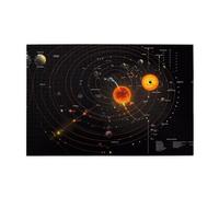 Wooden puzzle with 1000 pieces WZYWHJ Solar System Pattern challenging for home leisure and entertainment suitable for adults and children