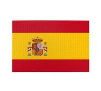 Wooden puzzle with 1000 pieces WZYWHJ Spanish flag Prints challenging for home leisure and entertainment suitable for adults and children