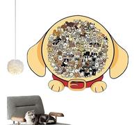 Wooden Puzzle with Animals - Assignment Toy with Dog Frame Design | Colourful Wooden Puzzle for Children - For Girls Teenagers Seniors Friends Preschool Table Decoration and Home Accessories
