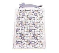 Wooden Puzzles, Animal Puzzle Game for Kids, Wooden Jigsaw Board, Polish Finish and Intricate Cut Pieces, Brain Development Learning Toy for Travel Playroom Bedroom Living Room Table