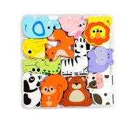 ＡＷＨＡＯ Wooden Puzzles Brain Teaser Toy Great Gift Cognition Skill Learning Toy Kids, Animal Theme