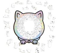 Wooden Puzzles - Cat Shaped Cute Home Decor, Unique Animal Puzzles for Adults, Stress Relief Gift for Women Men Children Son Daughter Teens, Premium Materials and Engaging Activity