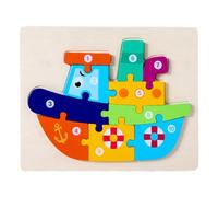 Wooden Puzzles Dinosaur Theme For 2 3 4 5 Kids Preschool Gifts For Boys Girls