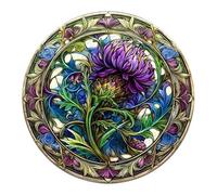 Wooden Puzzles for Adults, 300pcs Scotch Thistle Wood Puzzle, Unique Animal Shape Puzzles with Wood Box, 34 * 34cm Wooden Puzzle for Family Game and Birthday Gifts for Friend