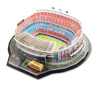 wooden puzzles for adults,model building kits, 3D Puzzle Nou Camp Stadium,Barcelona FC Football Stadium replica DIY model,Football fans home Building decorations