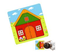 Wooden Puzzles for Kids,Animal Multi-Story Educational Toys,Farm Puzzle Fine Motor Games - for Kids Girls Boys Home Travel Classroom Homeschool Playroom Kindergarten Birthday Holiday Christmas