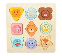 Wooden Puzzles for Kids, Educational Toys, Animal Shape Matching And Searching Games