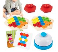 Wooden Puzzles for Kids - Portable Interactive Toy,Parent-Child Interactive Battle Puzzle - for Kids Children Boys Girls Travel Home School Indoor