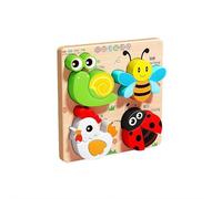 Wooden Puzzles for Toddler Peg Puzzle Toys, Wooden Jigsaw Puzzle Zoo Animal Patterns Puzzles for Learning Alphabet Number Shape Animal Dinosaur Vehicle