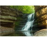 Wooden Puzzles French Canyon Starved Rock State Park Illinois Jigsaw Puzzles for Adults Impossible Puzzle Challenging Puzzle Educational Toys Decompression Game_500pcs