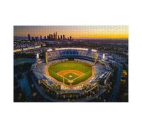 Wooden Puzzles Los Angeles City Skyline Dodger Stadium Jigsaw Puzzles for Adults 1000 Pieces Impossible Puzzle Challenging Puzzle
