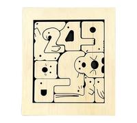 Wooden Puzzles | Wooden Educational Counting Toys | Kids Hand-Eye Coordination Jigsaw Puzzles,for Boys Girls Home Preschool Classroom Playroom Daycare Homeschool