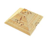Wooden Quest Pyramid Puzzle Box Disassemble for Festival Gift Interaction