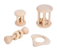 Wooden Rabbit Chewer - Pet Toy 11.5 x 10 x 7 cm, Interactive Teeth Grinding | Enrichment Play Supplies for Small Animals Hamsters Guinea Pig Chinchillas