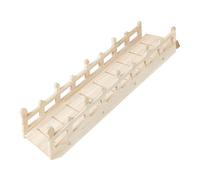 Wooden Rabbit Hideout Pet Bed Hutch Habitat for ChInillas Hamsters Gerbils Elevator to the moon