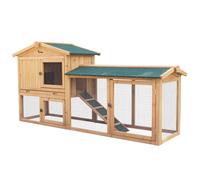 Wooden Pet Rabbit Hutch/Guinea Pig Run 2 Tier House