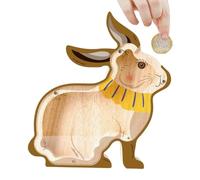 Wooden Rabbit Shape for Kids | Shatterproof Easter Bunny Eggs & | Cute Gift for Boys and Girls