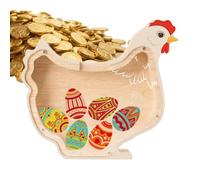 Wooden Rabbit Shape for Kids | Shatterproof Easter Bunny Eggs & | Cute Gift for Boys and Girls