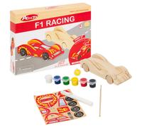 Wooden Race Car | DIY Construction Building Model Set for Kids
