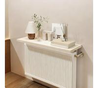 Wooden Radiator Shelf, Heater Top Cover, Floating Display Shelf with Bracket for Storage and Decoration in Home and Office
