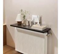 Wooden Radiator Shelf, Heater Top Cover, Floating Display Shelf with Bracket for Storage and Decoration in Home and Office