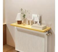 Wooden Radiator Shelf, Heater Top Cover, Floating Display Shelf with Bracket for Storage and Decoration in Home and Office