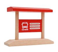 Wooden Railway Accessory Barrier Station Promotes Building Abilities and Spatial Thinking Growth Learning