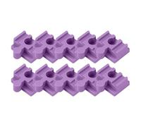 Wooden Railway Track Connectors - 10 Piece Toy Adapter, Durable Interactive Connection Accessories, Easy to Assemble Design | Fun Play Solution for Girls Aged 3+