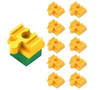 Wooden Railway Track Connectors Transition Links for Natural Wood, Easy Track Bridges Versatile Mounting Components with Safety Design Children Aged 3 Plus, Compatible Layout Building