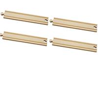 Wooden Railway Train Track Expansion Pack - Compatible with Thomas Brio Bigjigs Wooden Railway System (17cm Straight Track)