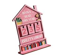 Wooden Reading Counter Readings Aid Suitable for Home Library Use Fostering Good Reading Routines Daily Wooden Trackers Aid for Clear Visual Progress Tracking in Books Helping Readers Monitor