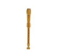 Wooden Recorder Eight-Hole Recorder 8-Hole All-Wooden Musical Instrument(Light Grey)