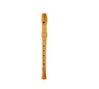 Wooden Recorder Eight-Hole Recorder 8-Hole All-Wooden Musical Instrument(Light yellow)