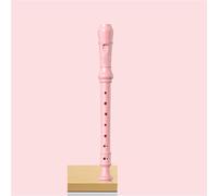 Wooden Recorder Professional 8 Hole English Style ABS Resin Recorder An Ideal Instrument For Beginners(Pink)