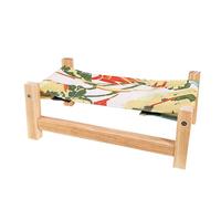 Wooden Reptile Bed - Reptile Summer Bed, Gecko Resting with Comfortable Design, Terrarium Tank Accessory, Lizard Habitat Furniture, Snake & Gecko Perch for Bearded Dragons Lizards