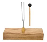 Wooden Resonance Box with Steel Tuning Forks - Physics Acoustics Experiment Instrument for Classroom Teaching & Healing Therapy