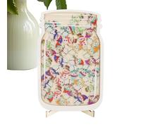 Wooden Reward Jar - Children's Behavior Reward Chart | Motivate Good Behavior, Training Tool | Handwriting, Routine, Wall Chart,