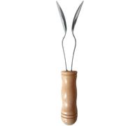 Wooden Rhythm Spoons Percussion Instrument, Beech Wood Handled Spoons Instrument, Metal Musical Spoons with Clear Sound, 7.9 in / 20 Percussion Spoons for Orff Instrument, Lightweight and Easy to Grip