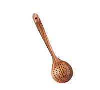 Wooden Rice Long Handle Spoon Soup Cooking Spoon Teak Wood Spoon Colander Kitchen Utensils style1 Cost-effective and Good Quality