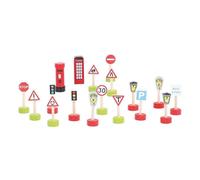 Bigjigs Rail Signs Pack - Road and Railway Accessories