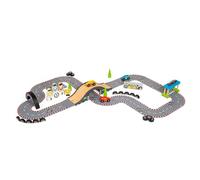 Wooden Roadway Race Day Playset Bigjigs Rail Grey One Size