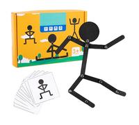 Wooden Robot Toys, Adjustable Activity Robots Made of Durable Materials for Girls from 3 to 8 Years, Funny Gift and Birthday